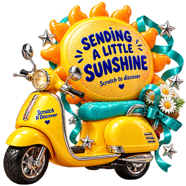 Sending a Little Sunshine — Just Because digital scratch card